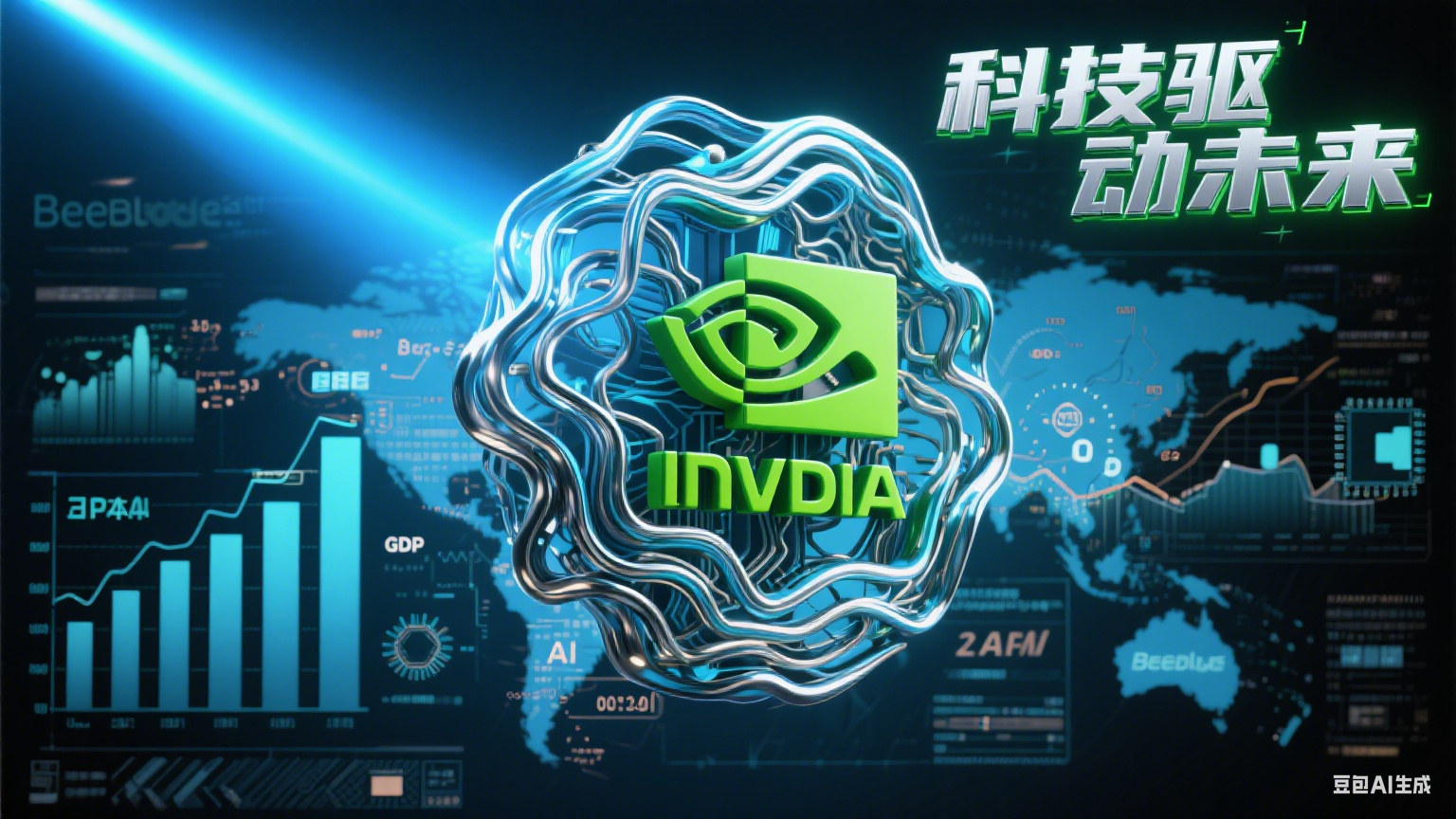 英伟达市值与科技 AI