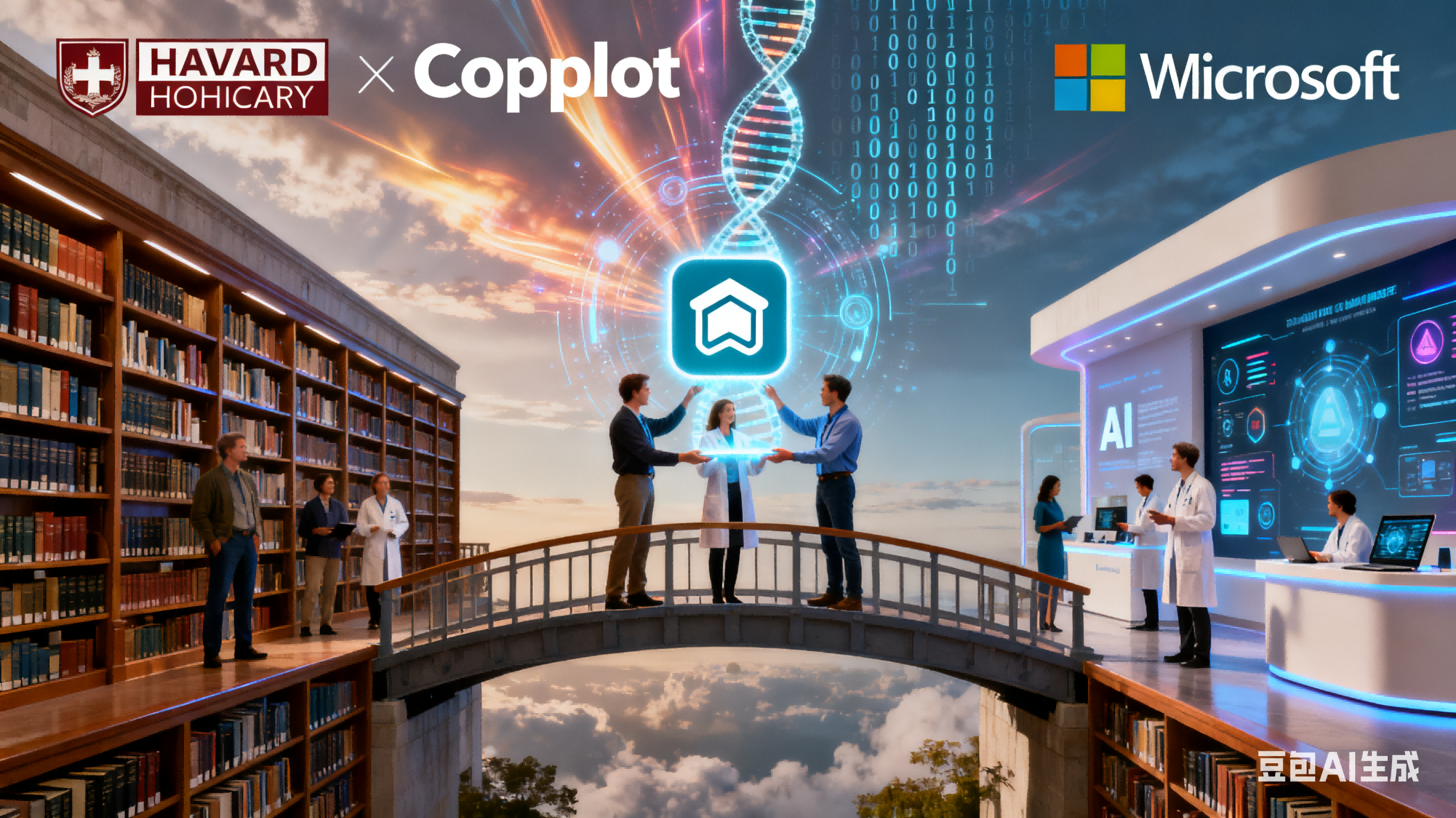 微软与哈佛医学院合作(1)