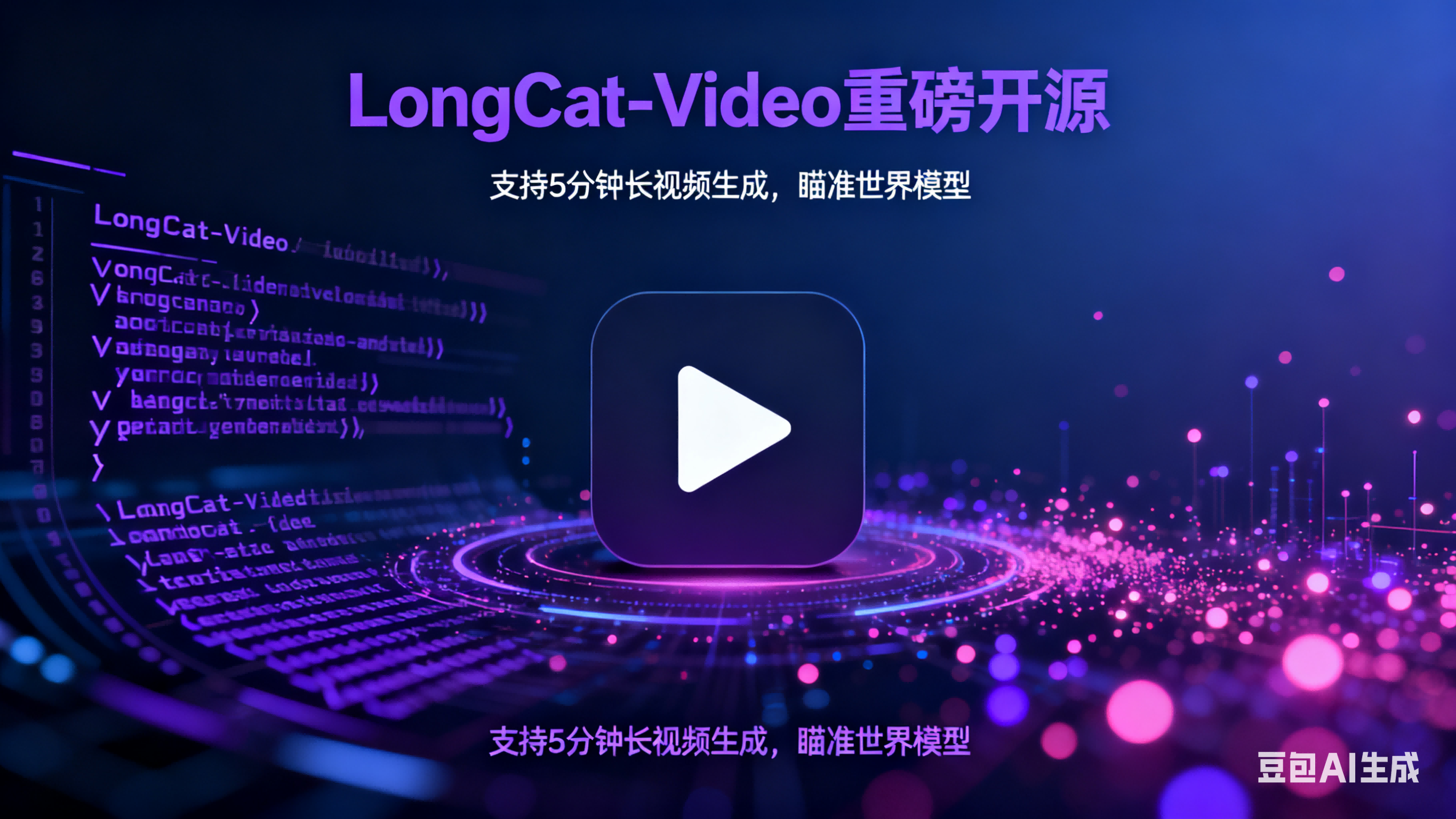 美团 LongCat-Video 开源(1) 美团 LongCat-Video 开源(1)